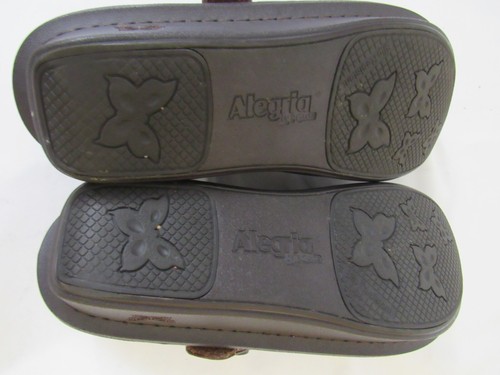 Alegria Women’s Brown Mary Janes PAL 656 Size 39/US 8.5 - Picture 5 of 9