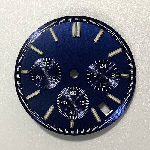 31.8mm Watch Dial Green Luminous Watch for Japanese Quartz VK63 Movement - Picture 4 of 10