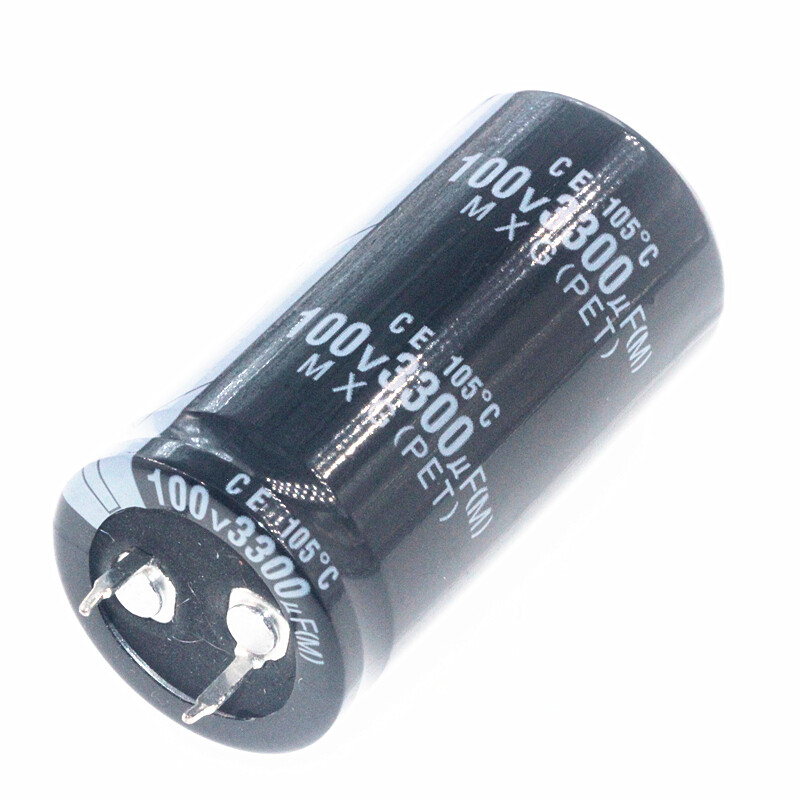 2PCS 3300uF 100V 3300MFD 100Volt Electrolytic Capacitor 25