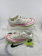 Nike Air Zoom Maxfly Pink Track Spike Shoes DH5359-100 Mens Size 8.5 / Womens 10