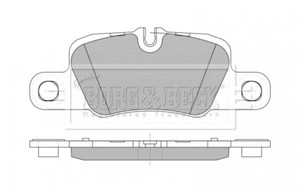 Brembo Borg /& Beck BBP2427 Rear Brake Pads