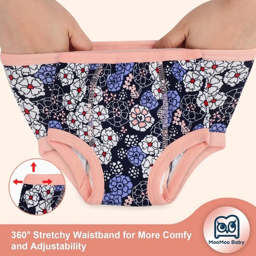 Comfy 8-Pack Potty Training Pants with 6-Layer Absorption - Toddler Sizes 2-9 - Picture 8 of 9