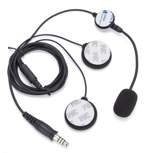 Motorcycle Helmet Headset For Motorcycling Snowmobiling 7.1mm For U94 Ptt Plug