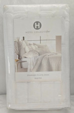 Hotel Collection Standard Pillow 1-Sham Structure 20" x 28" White