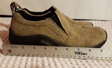 MERRELL CASUAL JUNGLE MOC CLASSIC TAUPE PERFORMANCE SLIP-ON SHOES WOMEN'S sz7
