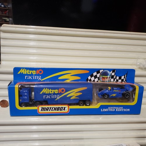 Matchbox 1993 Australian Limited Edn Mark Larkham Mitre 10 Racing New in C9 Box - Picture 1 of 5