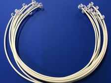 Dog Agility Equipment 10 Weave Pole Guide Wires Snap on fit 3/4" poles