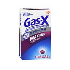Simethicone Maximum Strength 250 Mg 30 Softgels By Gas-X
