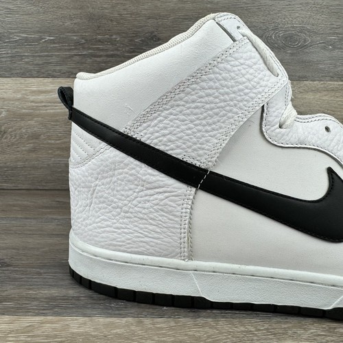 Nike Men Shoes Dunk High White Black Storm Tropper Panda Size 15 317982-126 - Picture 4 of 19