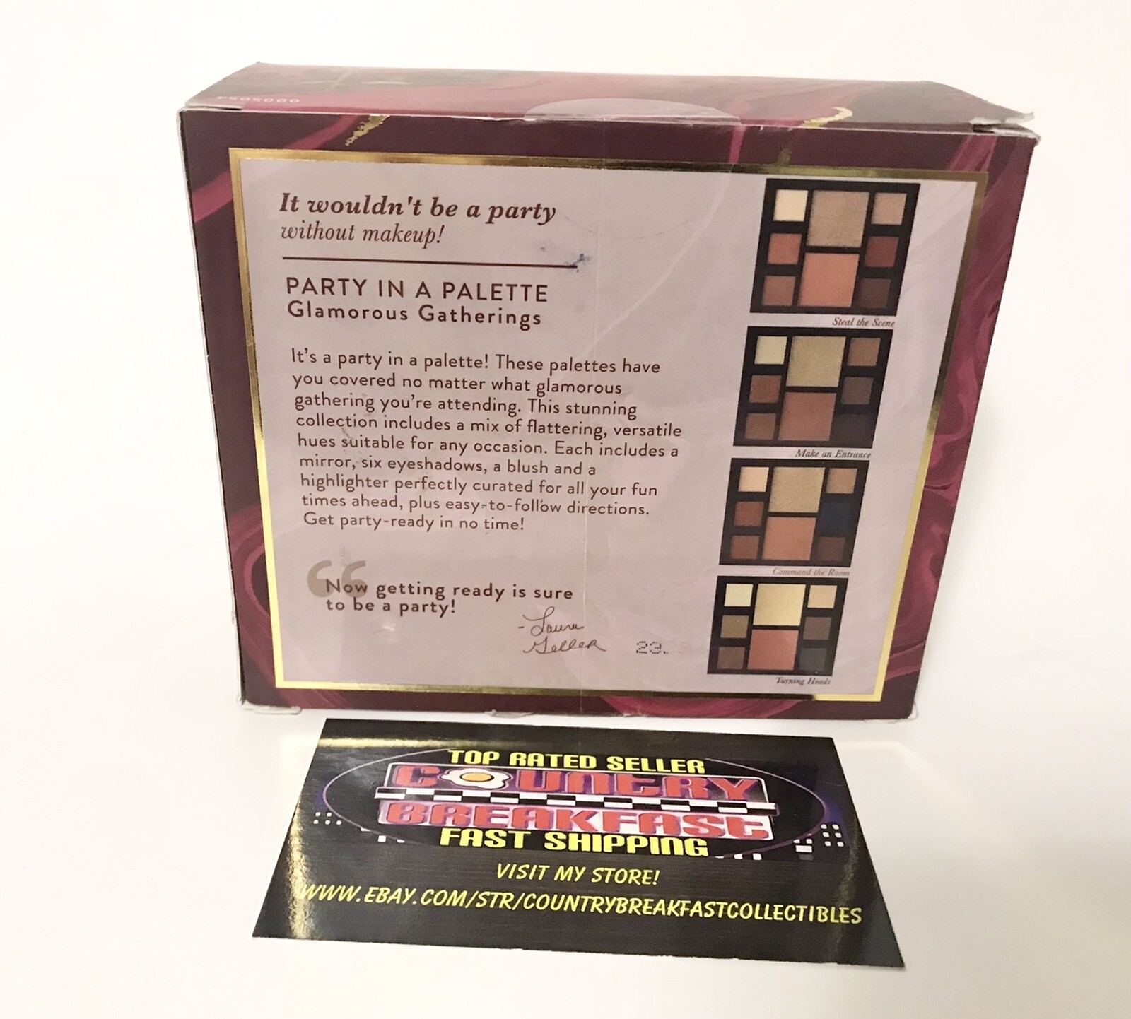 Laura Geller Party In A Palette Glamorous Gatherings 4 Face Palettes - NIB! - Picture 6 of 6