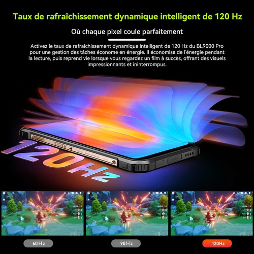 Blackview BL9000 Pro 5G Smartphone Robuste 36Go+512Go Imagerie thermique 120W - Photo 4/22
