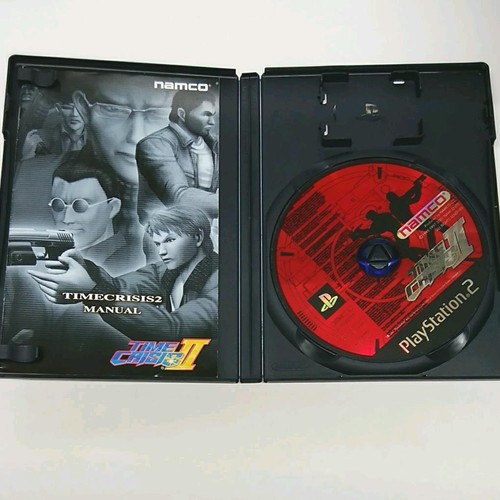 Controladores de armas PS2 GUNCON 2/2 + 1 cable + Time Crisis 2 Playstation 2 CRT TV - Imagen 9 de 9