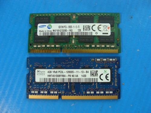 Asus GL551JK SK hynix+Samsung 12GB (4GB+8GB) Memory RAM SO-DIMM M471B1G73DB0-YK0 - Picture 1 of 2