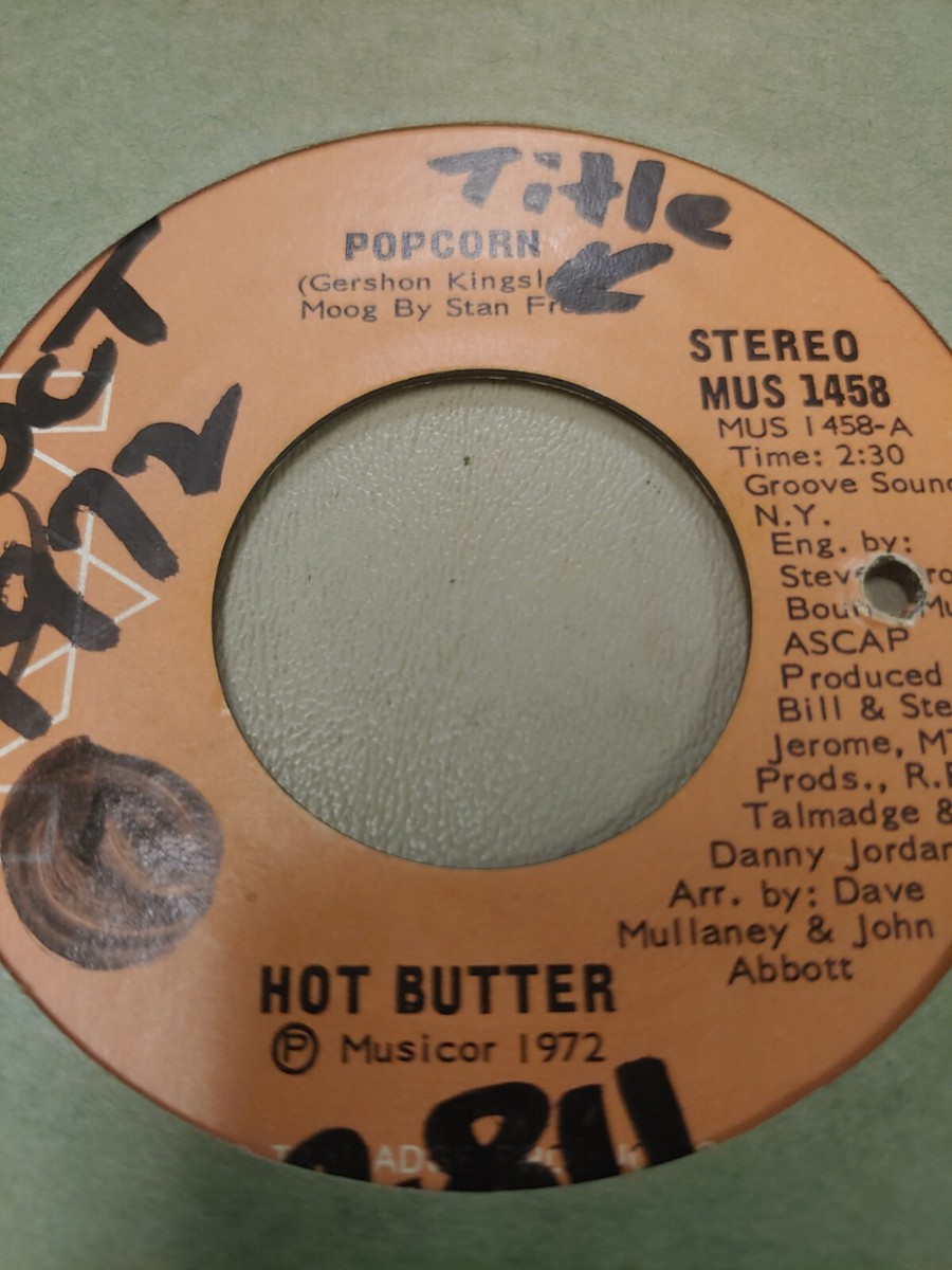 未使用  Hot Butter - Popcorn / レコード HOT BUTTER / Popcorn ( Musicor Records – CD4W-7022, LP
