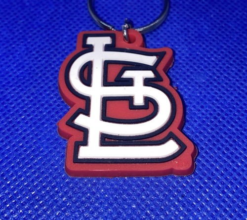 Llavero suave recuerdo de los Cardenales de San Luis MLB | Rojo, blanco y azul - Imagen 2 de 6