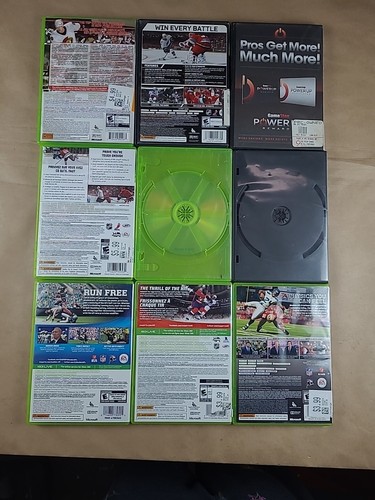 Lot 9 Xbox 360 Sports Games Madden 13 25 NCAA NHL 07 2k8 10 NBA 2K9 EA **AS IS** - Picture 2 of 4