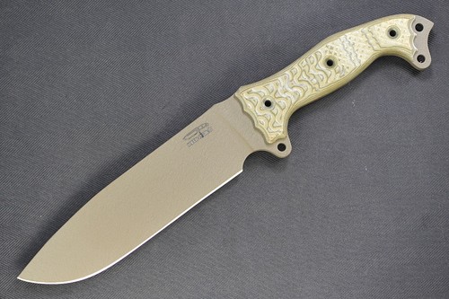 Busse Combat Fat HOGFSH .337” Flat Ground Sage Crinkle Blade, Ghost Camo G10 - Picture 1 of 13