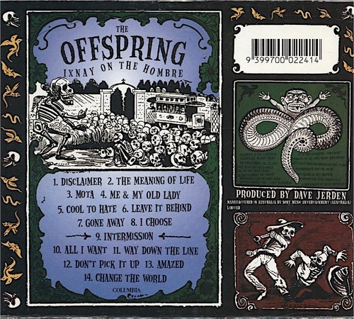 The Offspring - Ixnay on the Hombre CD - Picture 2 of 2