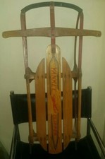 Nice Vintage Flexible Flyer -Yankee Clipper No.10 - Childs Sled in VGC. Made-USA