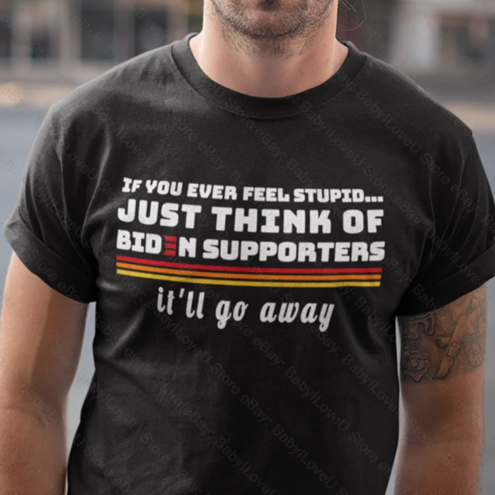 Funny Joe Biden Humor T Shirt Pro Trump 2024 Political Shirts Anti Biden Tee