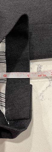 Brooks Brothers Saxxon 1818 Madison Gray Herringbone Wool Blazer Jacket Coat 39R - Picture 14 of 18