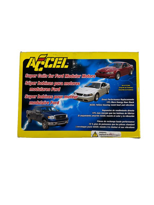 ACCEL 140033E-8-Pack Igntion Coil - Super Coil - 2008-2014 Ford 4.6L/5.4L/6....