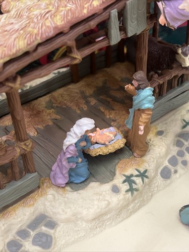 1997 Weihnachten in Bethlehem animierte musikalische Krippe Mr. Weihnachten GETESTET - Bild 11 von 12