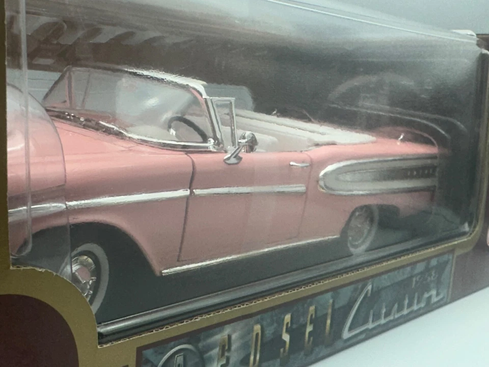 Road Signature 1958 Edsel Citation conversível, rosa, escala 1:18, novo na caixa - Imagem 3 de 4