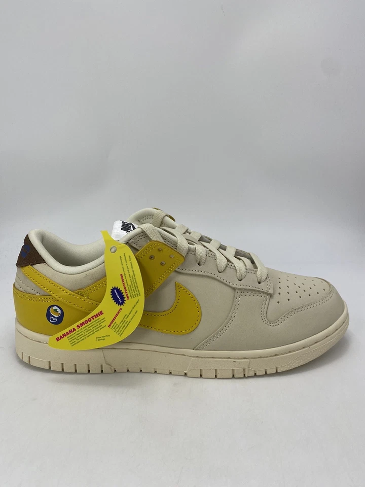 Nike W Dunk Low LX Coconut Milk Vivid Sulfur Shoes (DR5487 100) Wmns Size 9.5 - Image 2 of 4