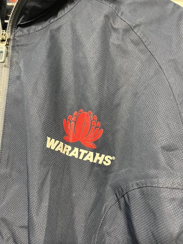 Waratahs Wet Weather Jacket Canterbury Size Medium Blue New South Wales Rugby - Picture 3 of 6