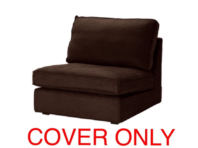 Ikea Kivik One Seat Sofa Cover Tullinge Dark Brown Chair Slipcover