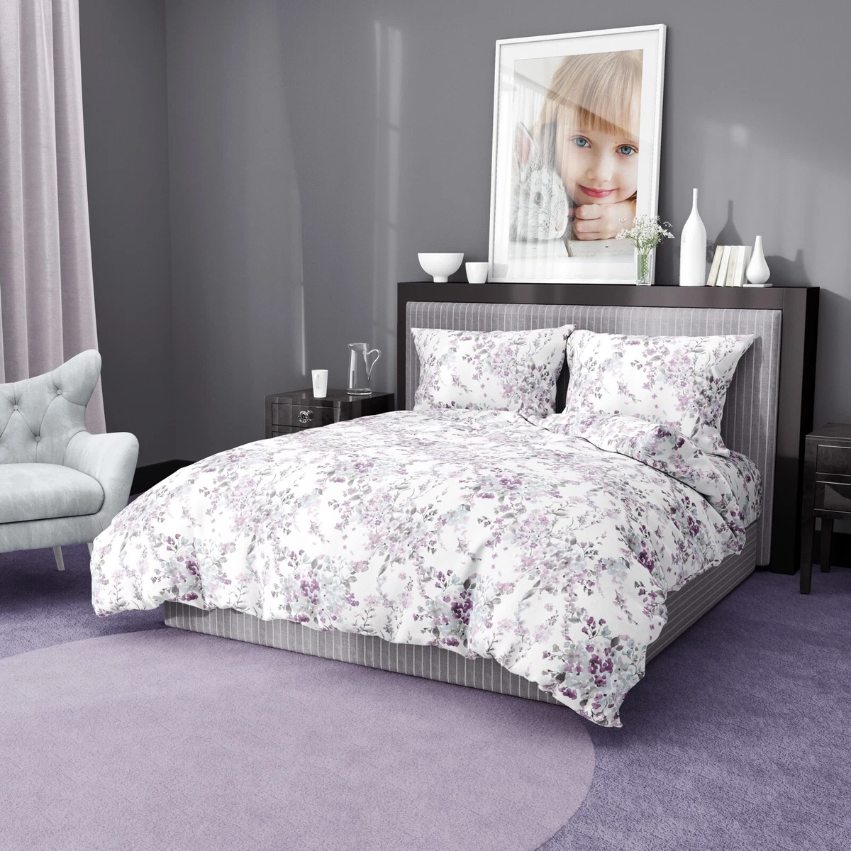 Set Copripiumino Matrimoniale In Policotone 50/50 – Bianco – 230x220 Cm Con 2 Federe 50x75 Cm – Lavabile E Senza Stiratura