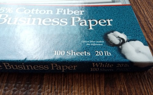 Southworth Fine Business Paper Watermarked 20lb 25% Cotton Fiber - Picture 5 of 10