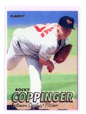 Baseball Card - 1997 Rocky Coppinger 4 - Baltimore Orioles Fleer 97 MLB