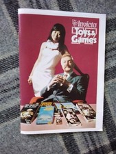 Invicta Toys & Games - Original Vintage Catalogue 1977/78 vgc - 32 Pages