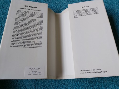 Wild Mushrooms, An Illustrated Handbook by Linus Zeitlmayr, Muller 1st UK ed. - Picture 5 of 18