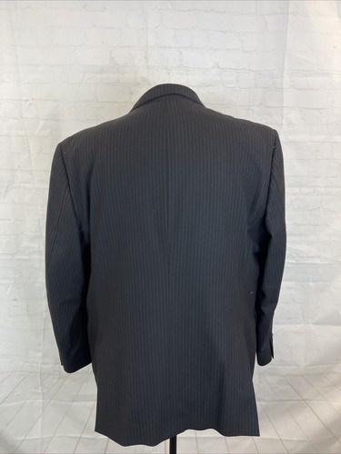 HERBST/WINTER Coppley Herren schwarz Streifen Wolle Kaschmir Mischung Anzug 46R 40X29 $ 1.595 - Bild 5 von 15