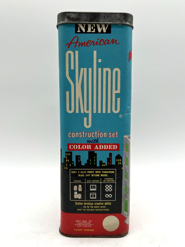 Vintage Halsam AMERICAN SKYLINE Construction Building Set No. 91 - Picture 8 of 13