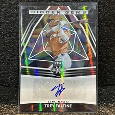 2022 Elite Extra Edition Hidden Gems Trey Faltine #HG-TF Auto Reds