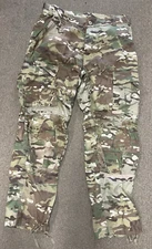 MULTICAM ARMY ISSUE COMBAT PANT WITH KNEEPAD SLOTS Medium Regular Used #C4