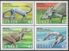 🍁Canada   #1498a    "PREHISTORIC LIFE"   Brand New  1993  Original Pristine Gum