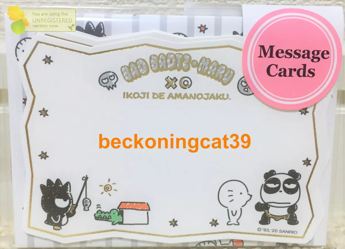 Japan Sanrio Message Card Set - Sanrio Characters