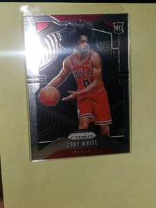 その他 2019 Coby White Hyper Prizm Bulls Rookie 🔥COBY WHITE 2019 PRIZM BASKETBALL ROOKIE CARD PSA 10