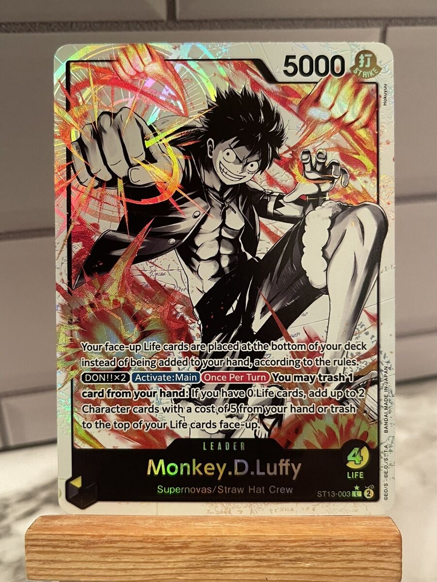 Monkey D Luffy ST13-003 [PAR] Parallel L The Three Brothers
