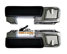 Chrome Rear Arm Rests Bases, Pads & Ash Trays 1964-1967 Cutlass, F85 & 442