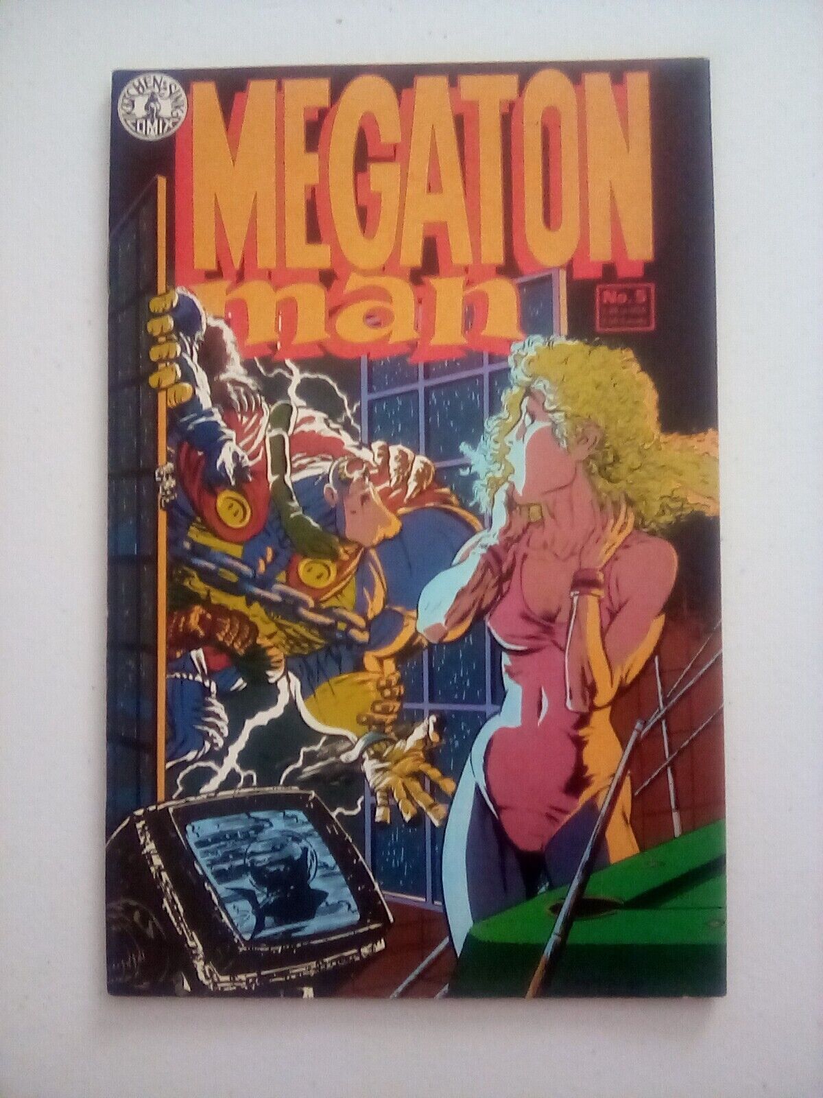 Megaton Man #5 (Aug 1985, Kitchen Sink Comix) Donald Simpson | Combined Shipping