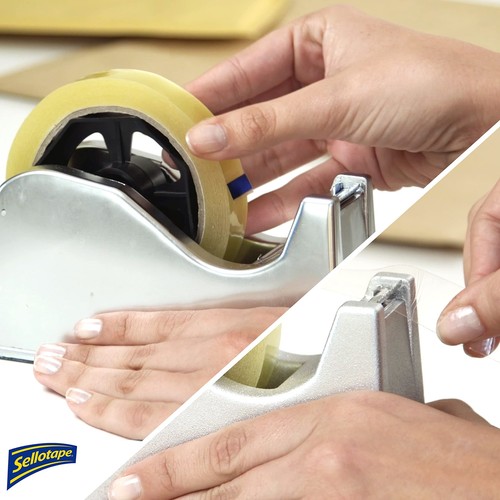 Sellotape Original Golden Multi-Purpose Clear Tape for Household Objects Clea... - Picture 3 of 4