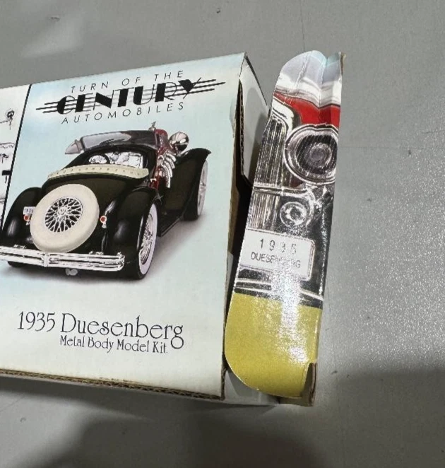 TESTORS 1:32 SCALE DIECAST 1935 DUESEBERG SSJ METAL BODY KIT TURN OF THE CENTURY - Image 3 of 4