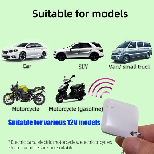 Immobilizzatore wireless auto blocco motore anti dirottamento allarme intelligente auto E4N0 - Foto 6 di 12