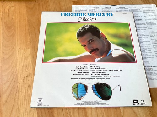 Freddie Mercury Mr. Bad Guy Lp Ex - Picture 10 of 10